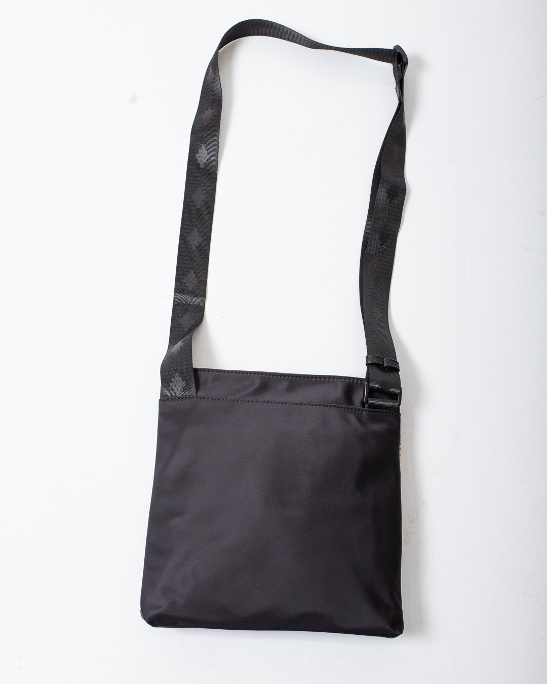 Tracolla Marcelo Burlon in nylon con logo wings colorfull