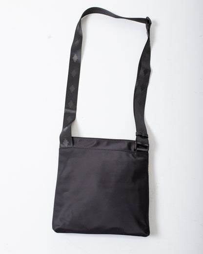 Tracolla Marcelo Burlon in nylon con logo wings colorfull