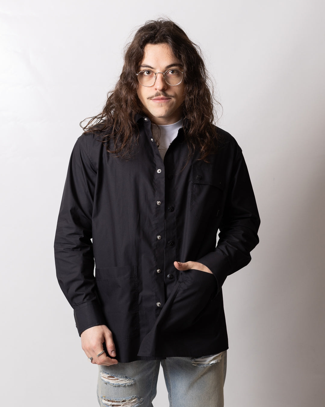 Camicia Richmond X classic logata uomo
