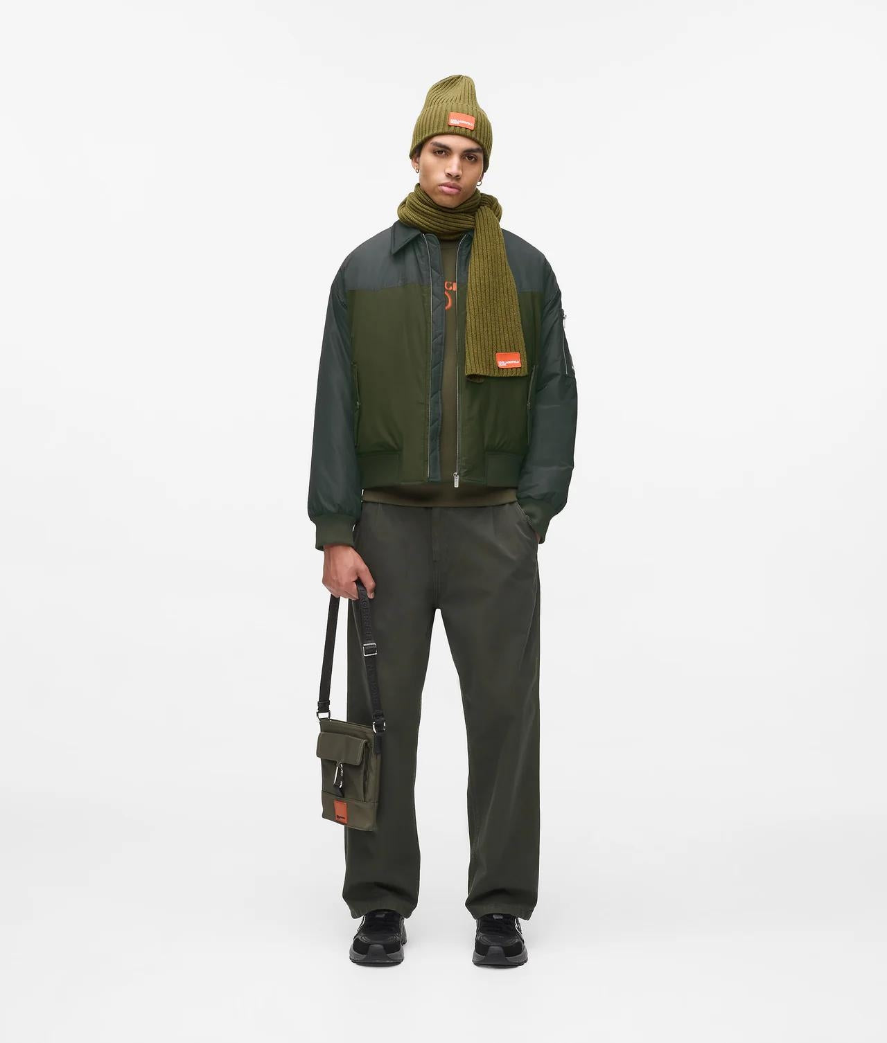  Giubbotto Karl Lagerfeld padded bomber uomo