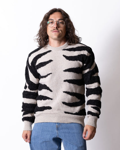 Maglia Moschino girocollo "Zebra" uomo