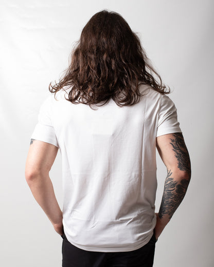 T-Shirt Calvin Klein in jersey con ricamo tono su tono uomo
