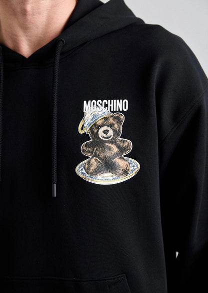 Felpa Moschino con cappuccio e stampa Teddy Bear