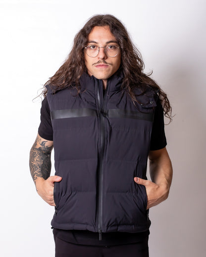 Gilet Karl Lagerfeld con cappuccio removibile uomo