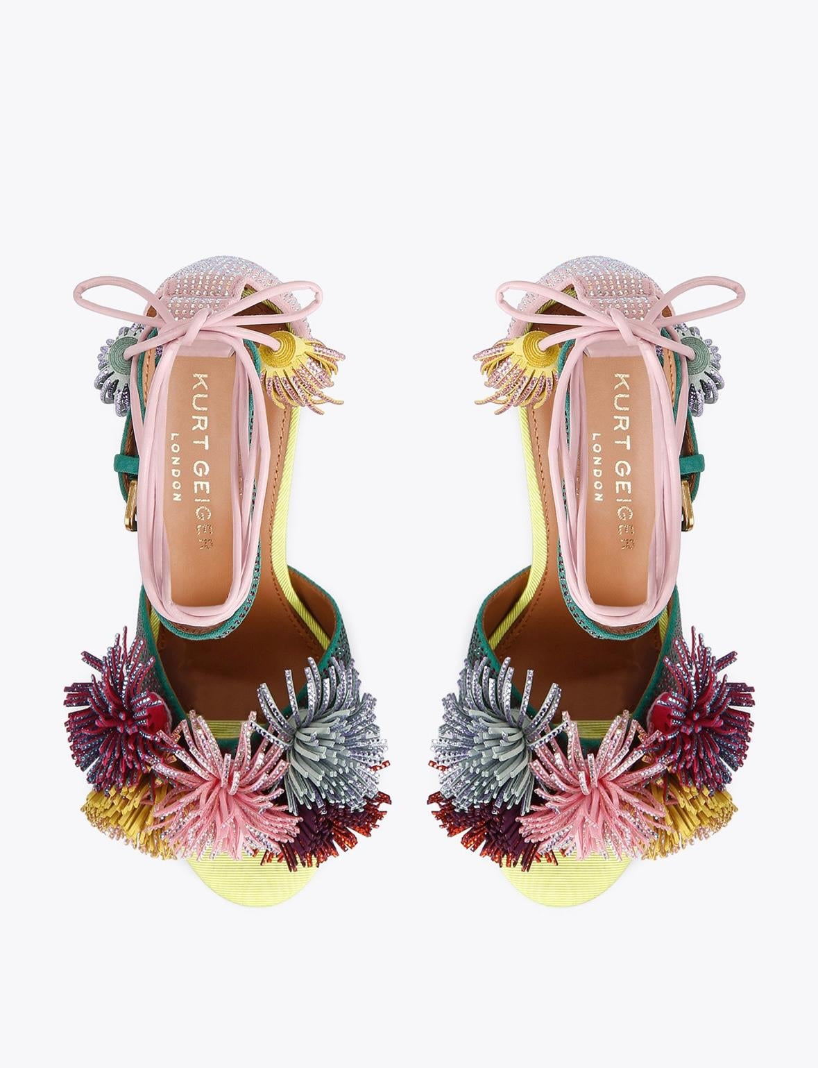 Sandalo Kurt Geiger "Pom Pom Ankle Tie" donna