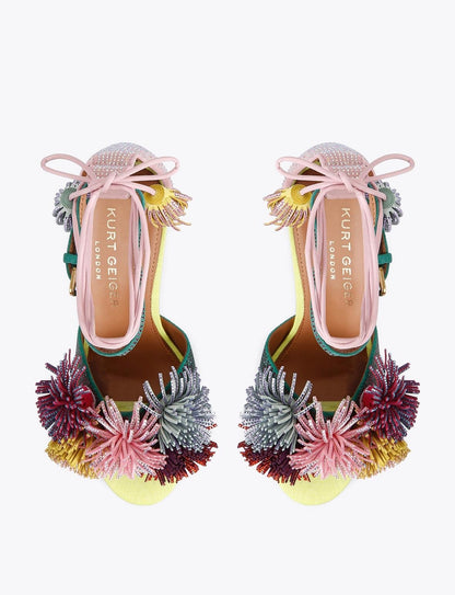 Sandalo Kurt Geiger "Pom Pom Ankle Tie" donna