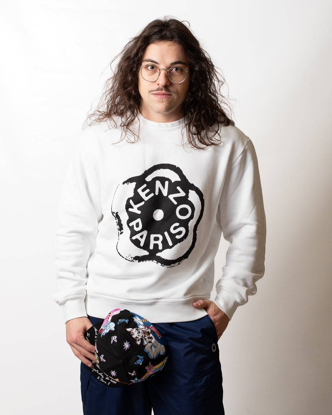 Felpa Kenzo girocollo "Boke Flower 2.0" uomo