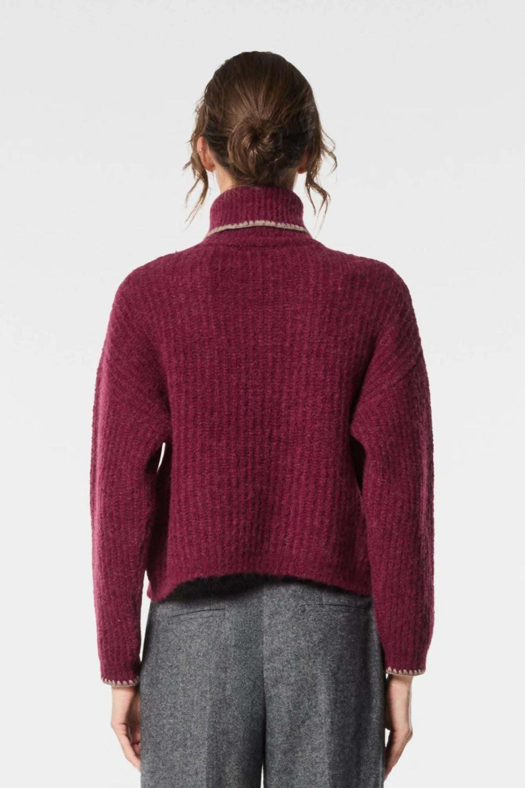 Maglia Nenette lupetto cropped donna