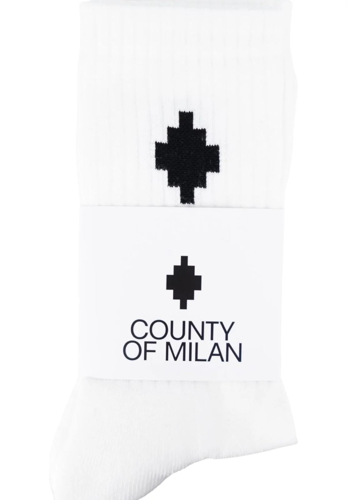 Calze Marcelo Burlon in spugna "County Black"