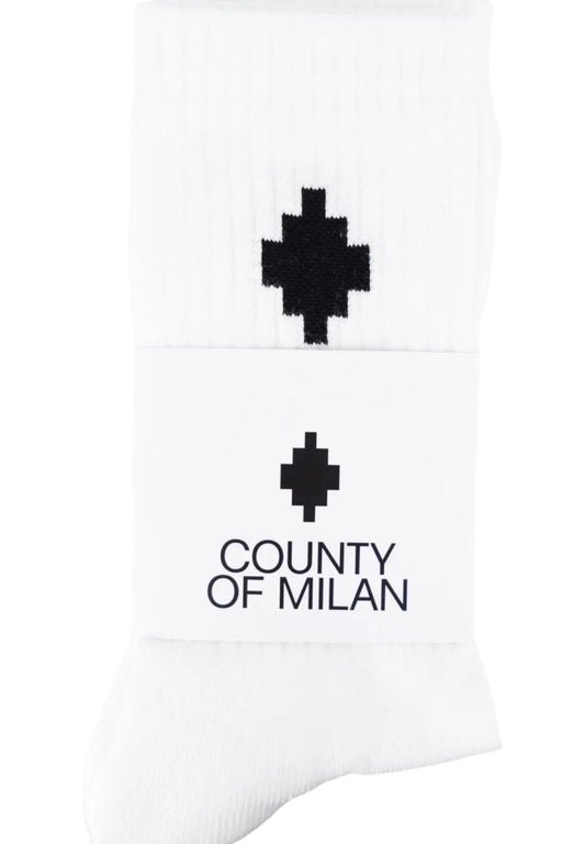 Calze Marcelo Burlon in spugna "County Black"