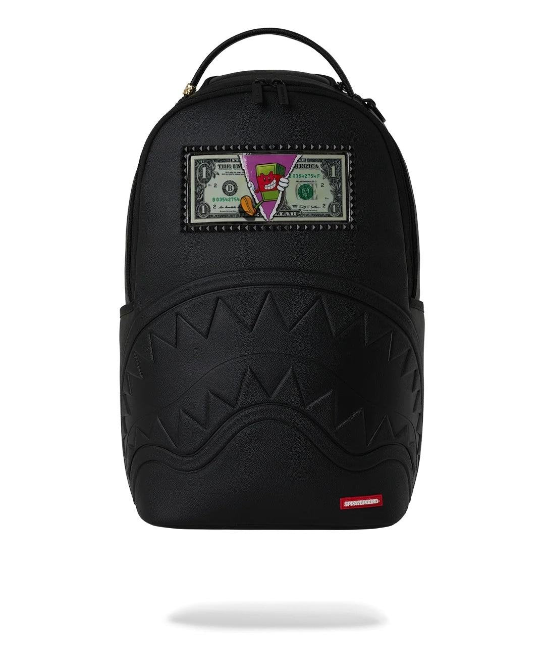 Zaino Sprayground nero REAL MONEY BACKPACK 
