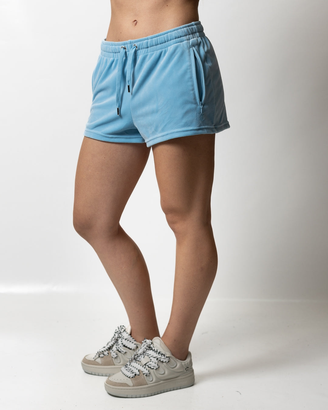 Short Juicy Couture effetto velluto "Tamia Outline" donna