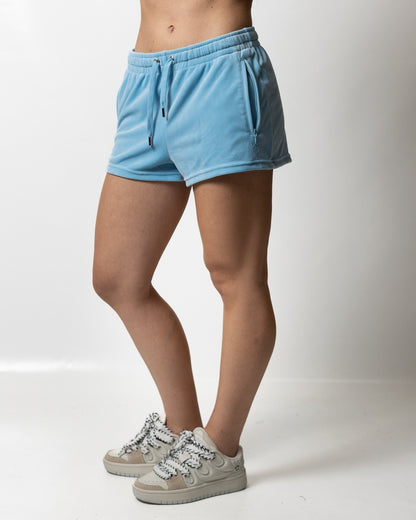 Short Juicy Couture effetto velluto "Tamia Outline" donna