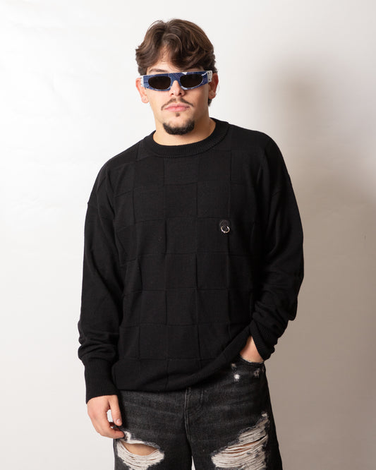 Maglia John Richmond girocollo in lana "Piercing" uomo