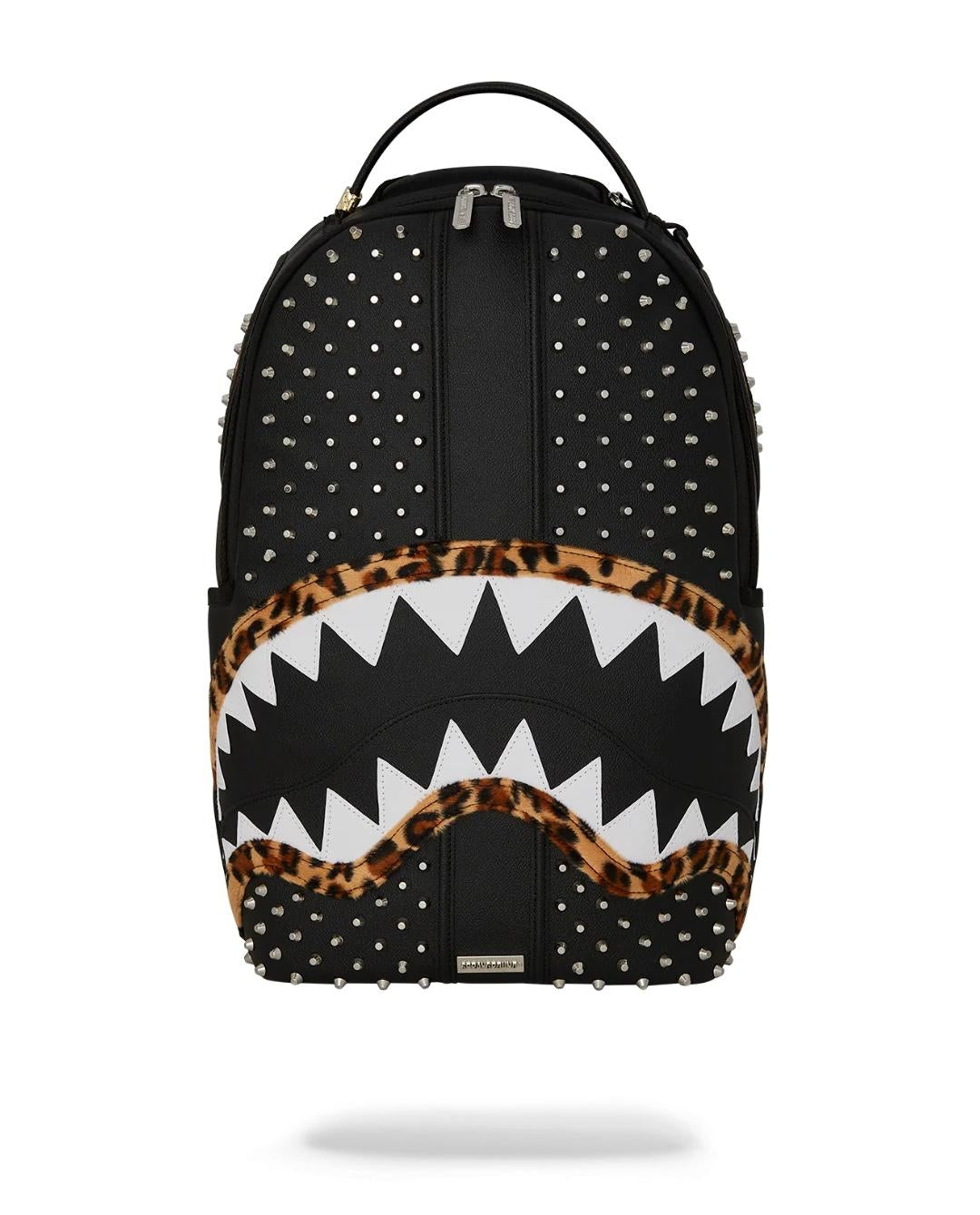 Zaino Sprayground nero Cheetah punk dlxsv backpack