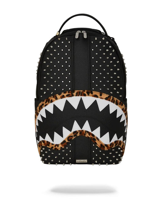 Zaino Sprayground nero Cheetah punk dlxsv backpack