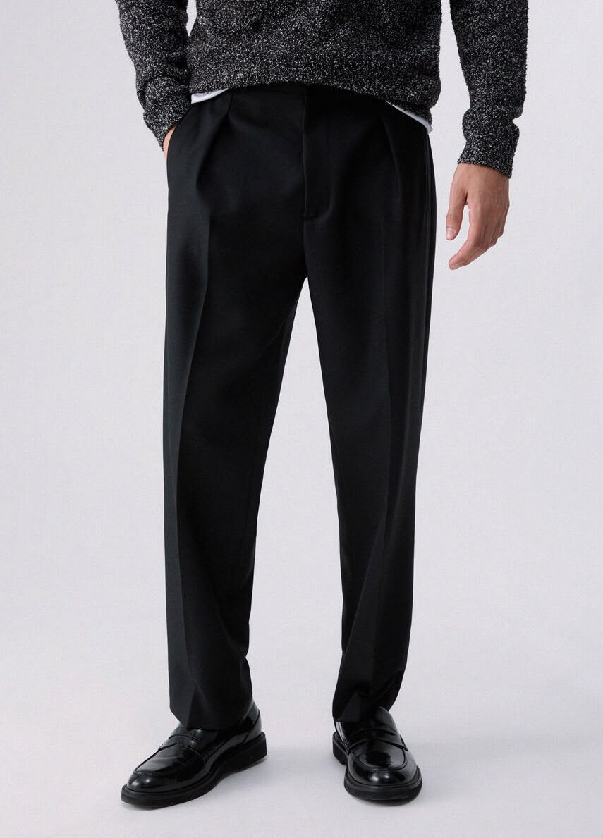 Pantalone Liu Jo in lana con logo metallico