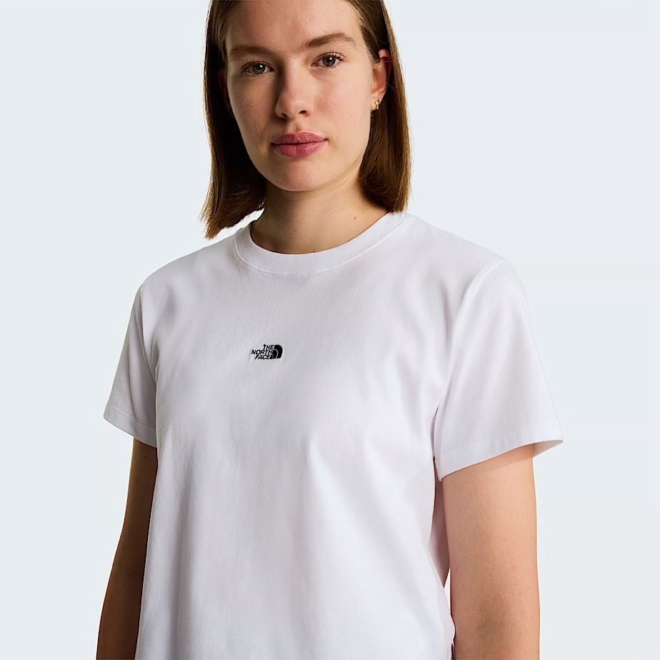 T-Shirt The North Face cropped regular con ricamo donna