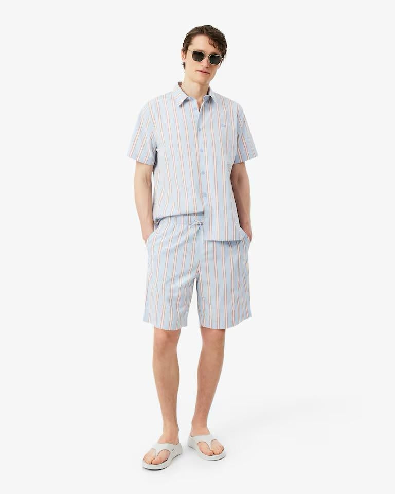 Bermuda Lacoste a strisce uomo