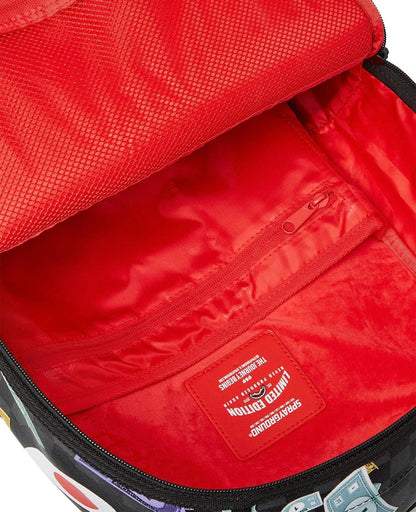 Zaino Sprayground nero Monopoly x Sprayground character dlxsv backpack