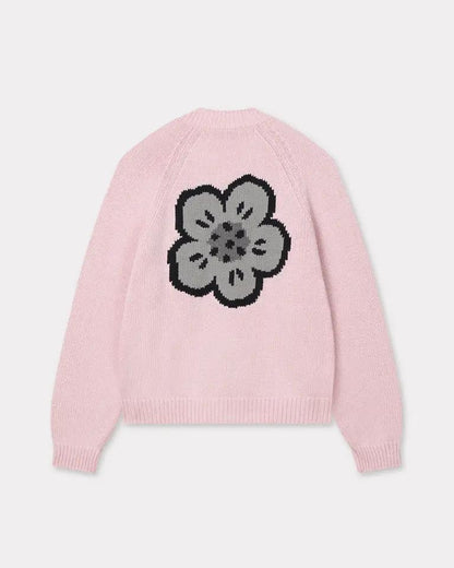 Cardigan Kenzo Paris "Boke Flower" in misto lana