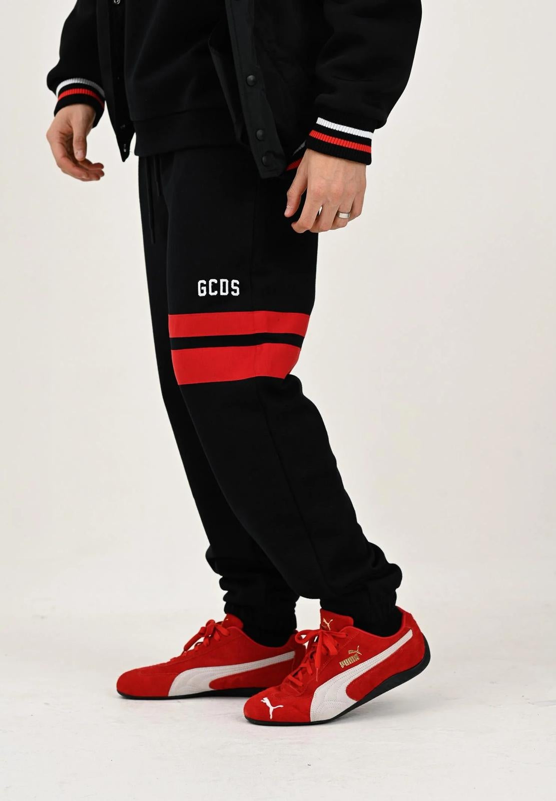 Pantalone GCDS in felpa logo regular