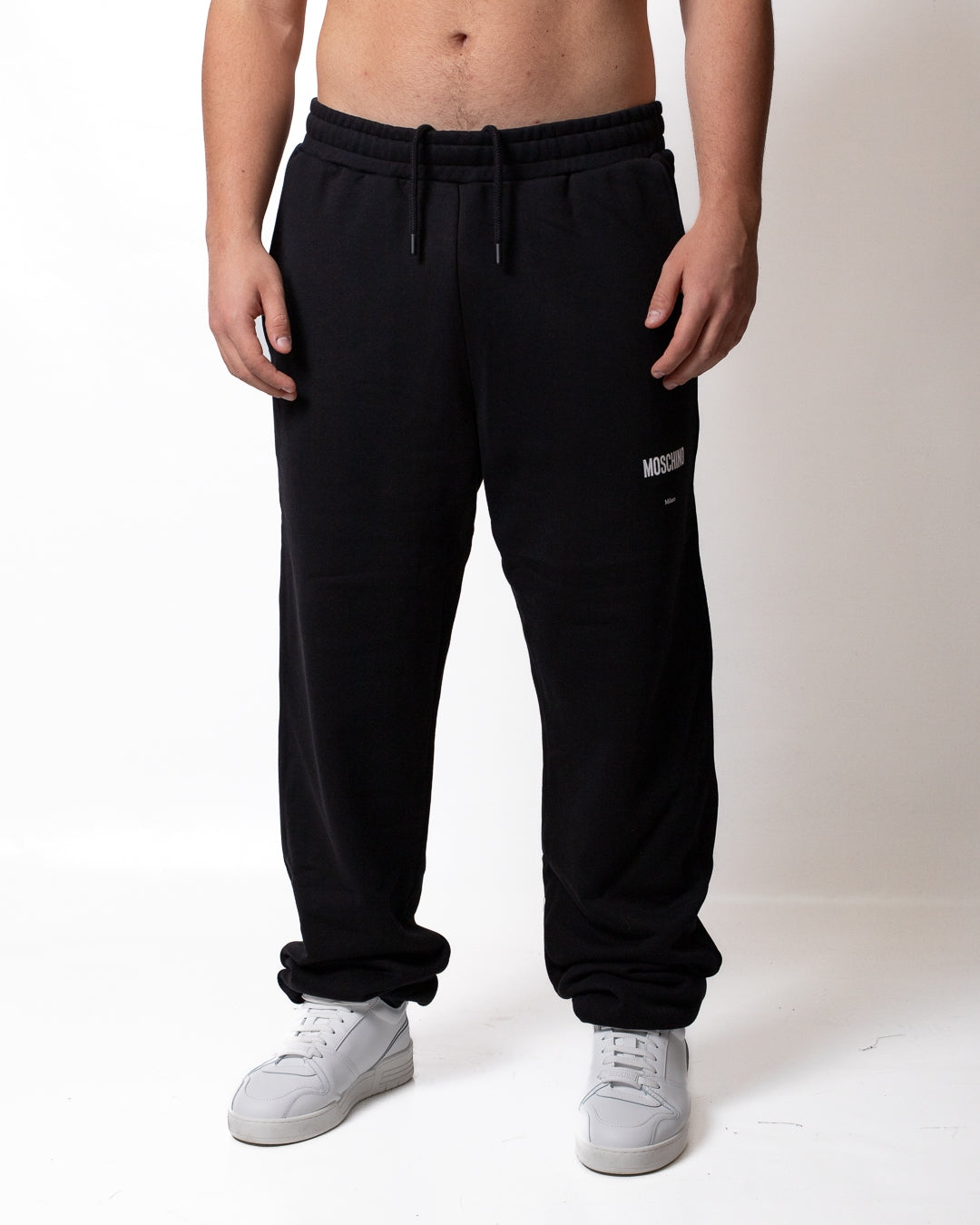 Pantalone Moschino in felpa con logo basic