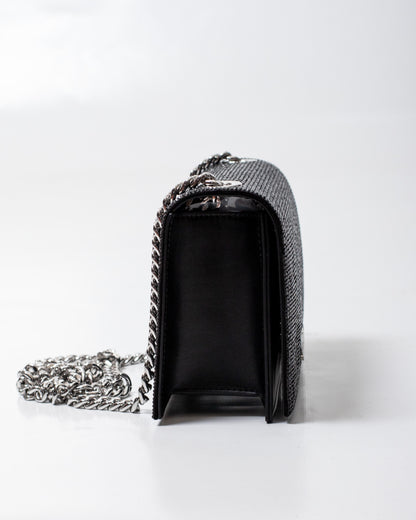 Borsa John Richmond con strass all-over donna