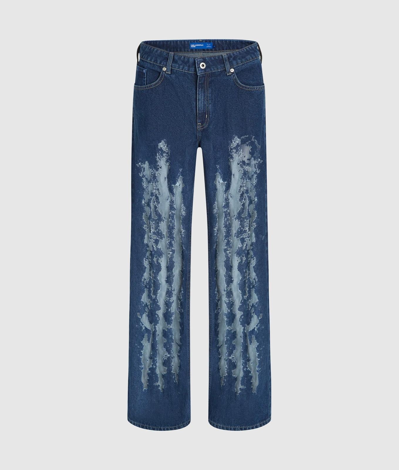 Jeans Karl Lagerfeld Jeans con dettagli trasparenti donna