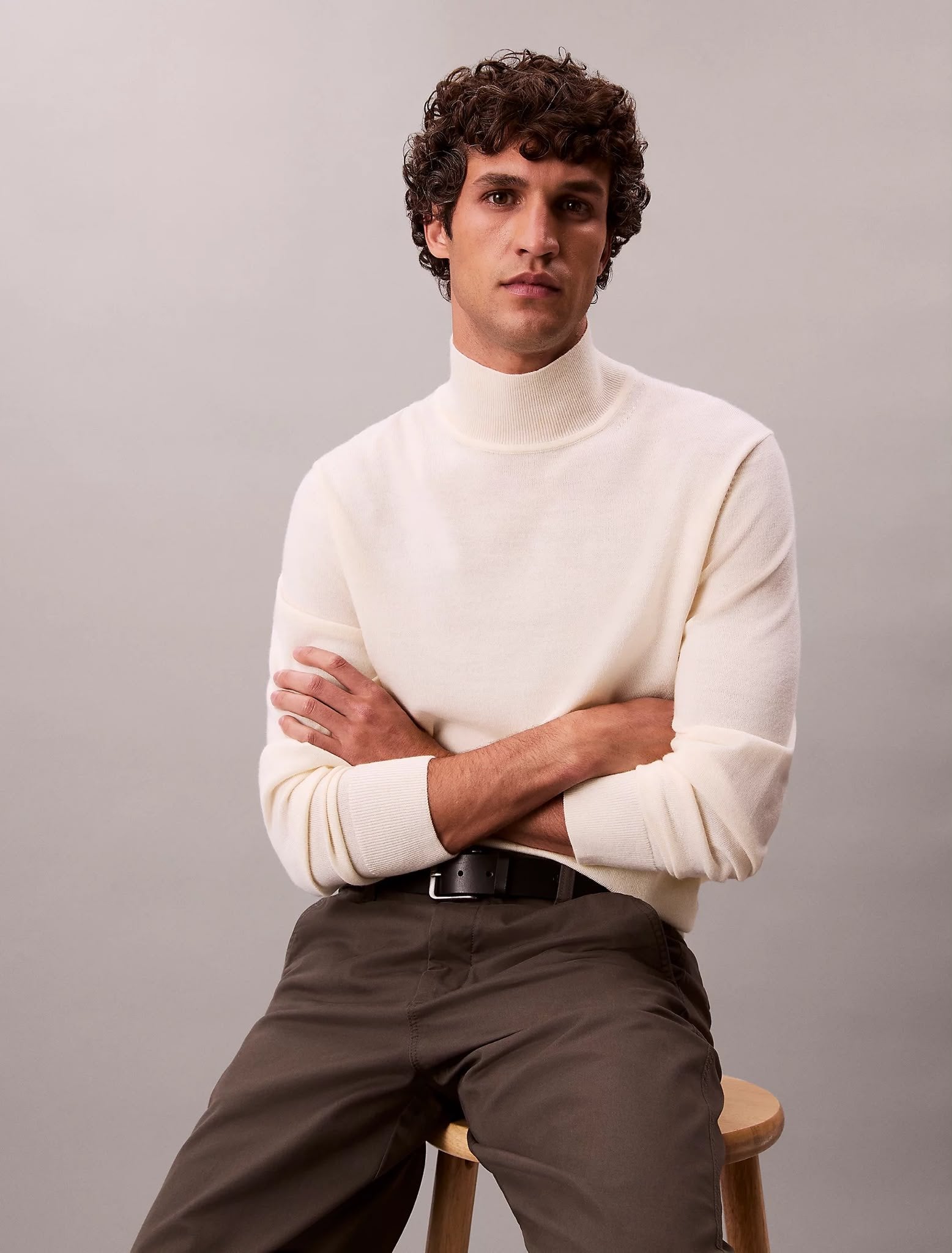 Maglia Calvin Klein in lana merino uomo