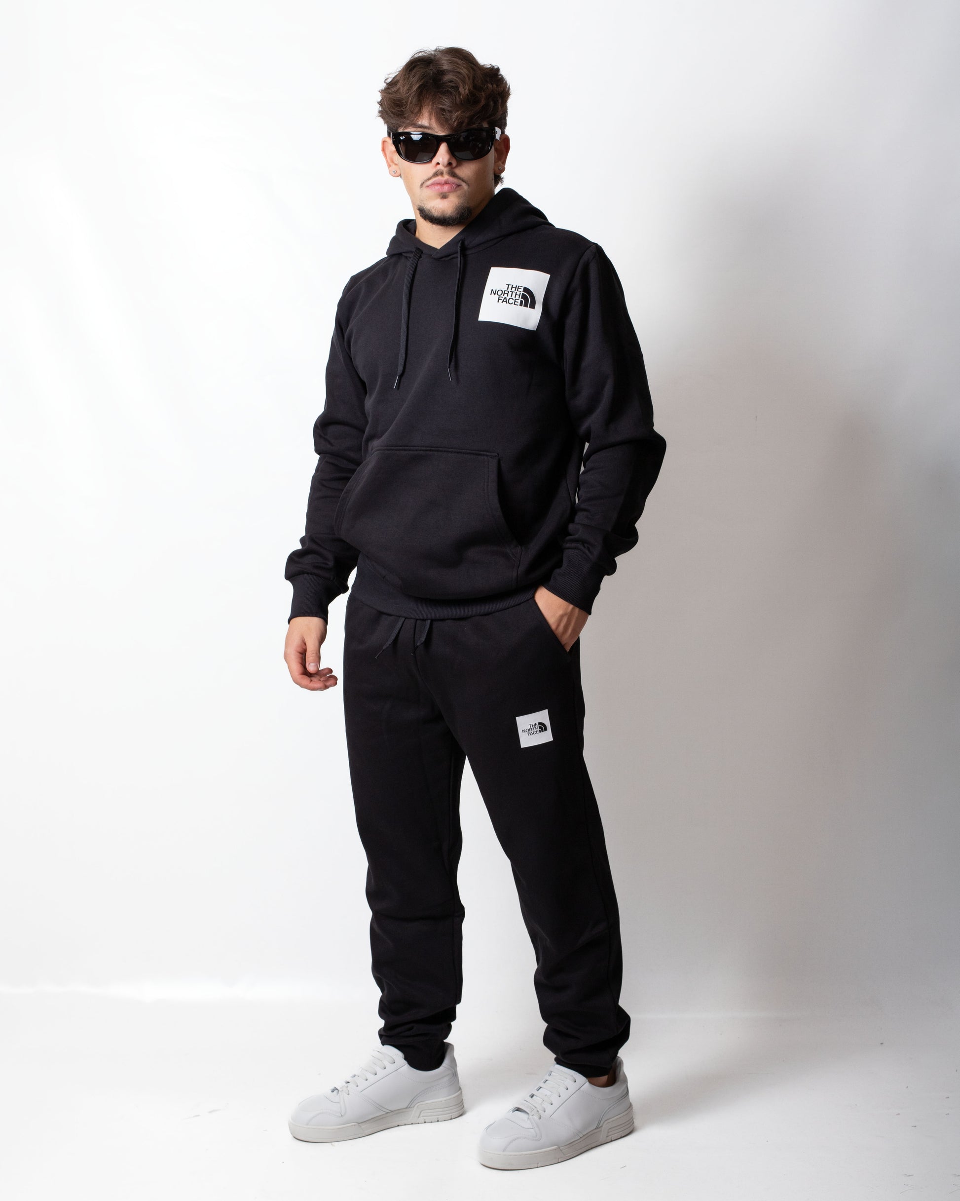 Pantalone The North Face in felpa con stampa logata uomo