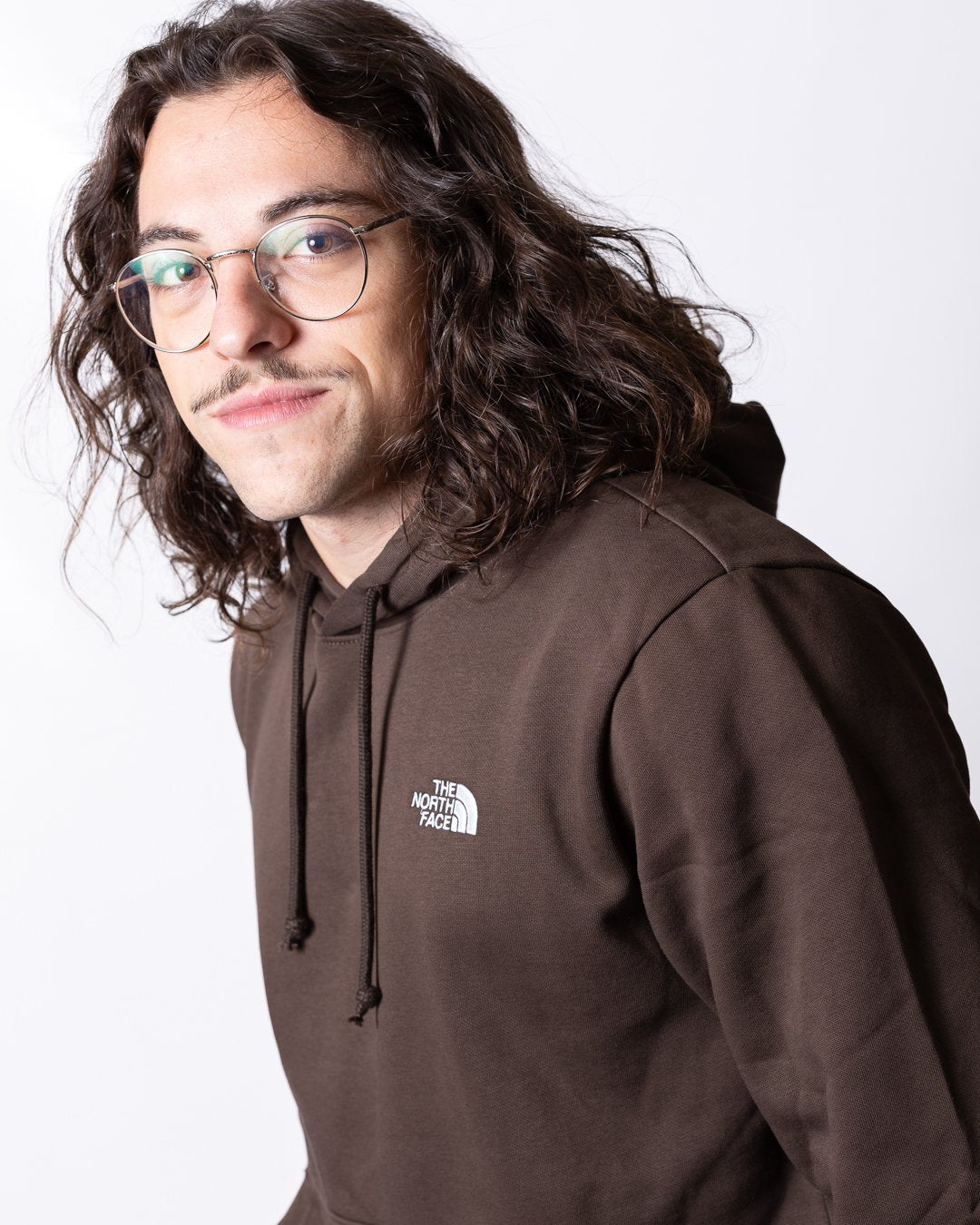 Felpa The North Face con logo ricamato