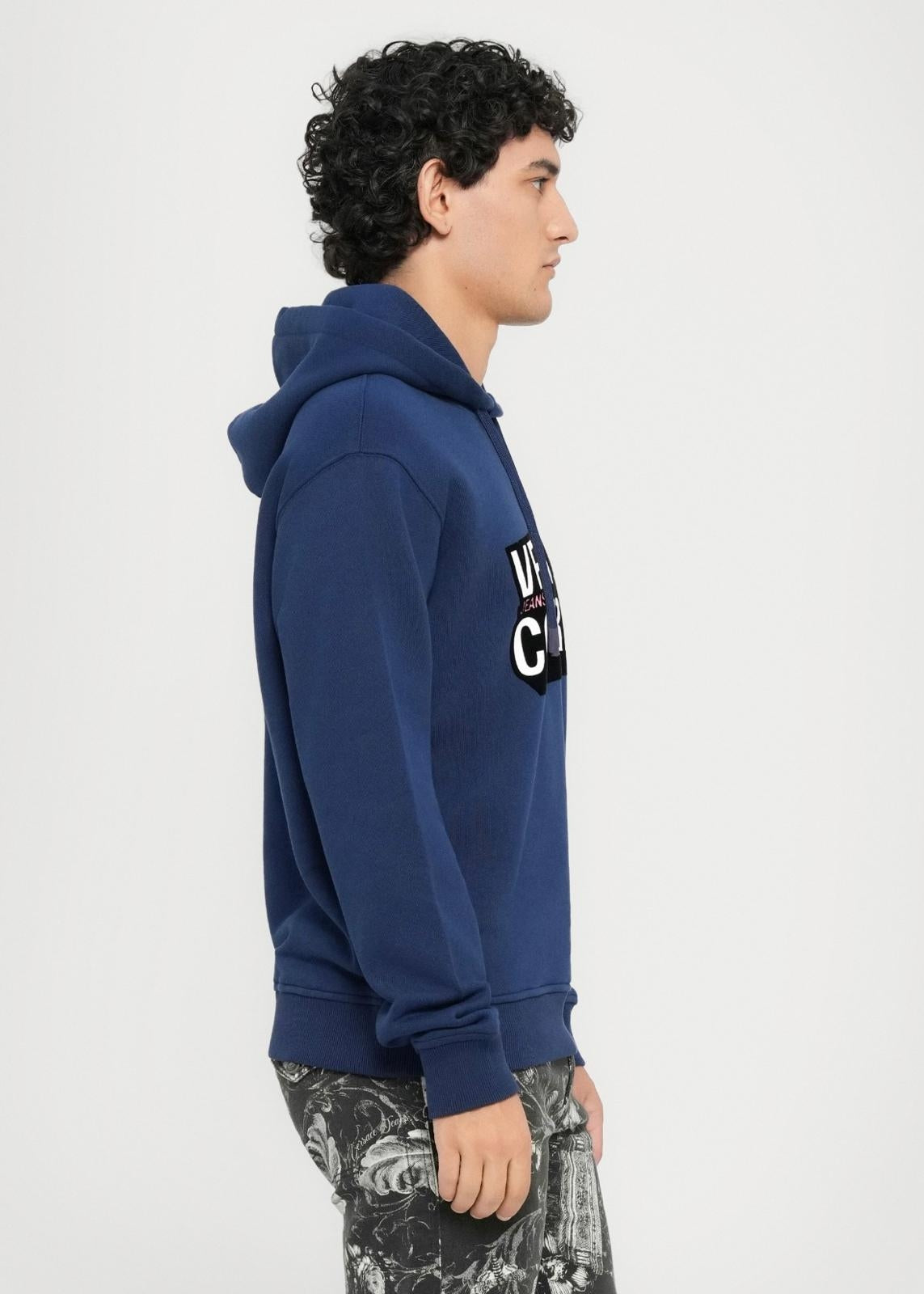 Felpa Versace Jeans Couture "Fleece Logo Square" uomo