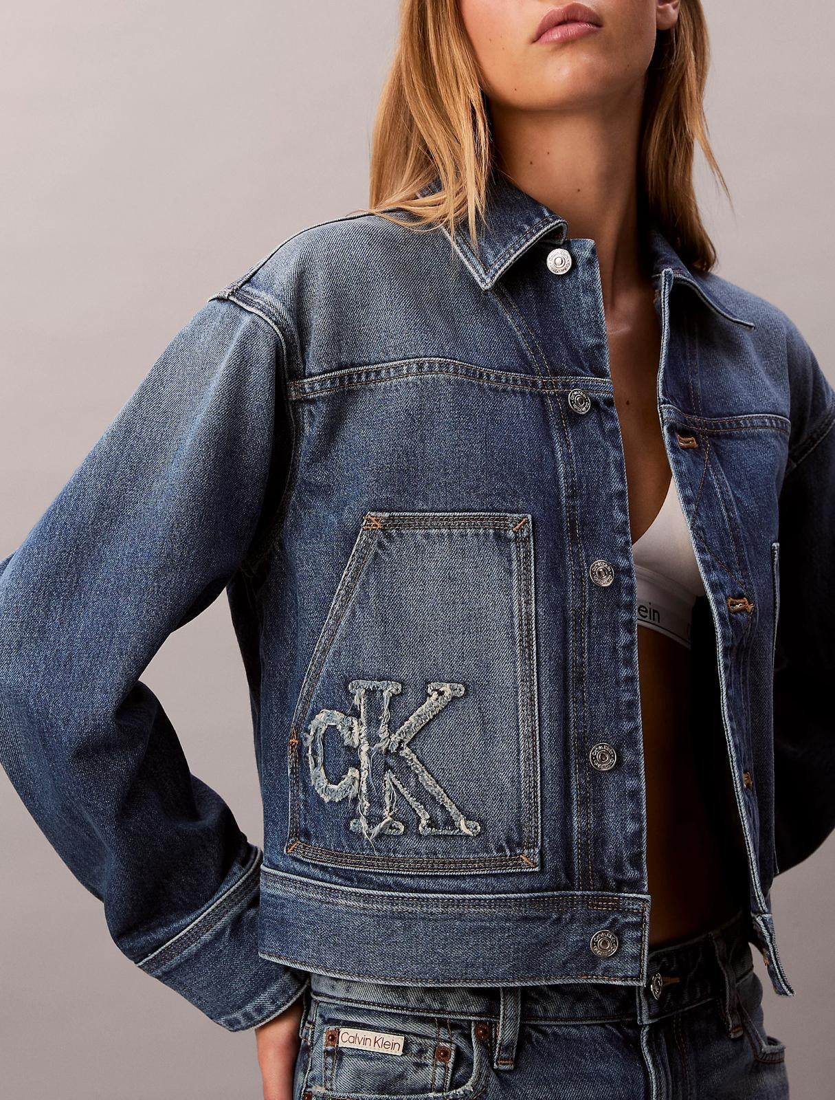 Giubbotto Calvin Klein in jeans donna