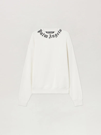 Felpa Palm Angels girocollo "Neck Logo Regular" uomo