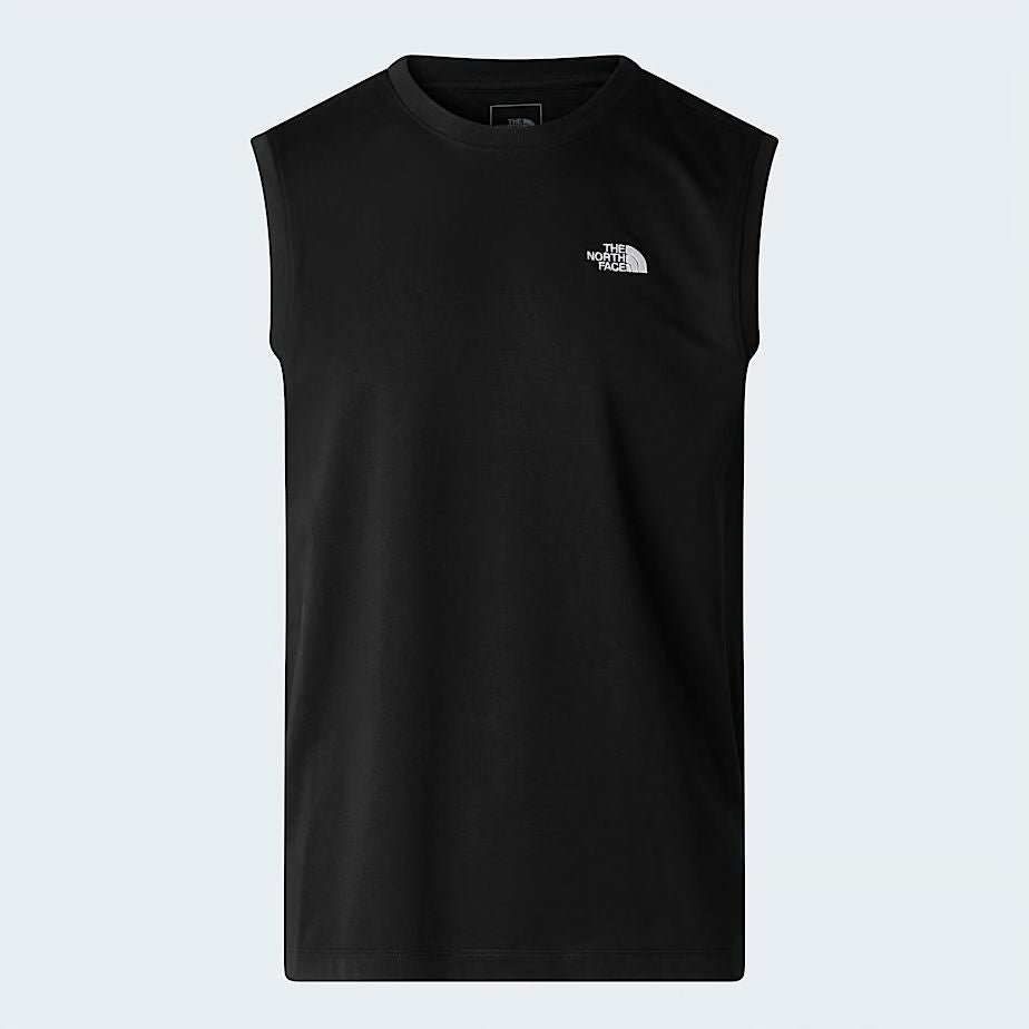 Canotta The North Face regular con ricamo uomo