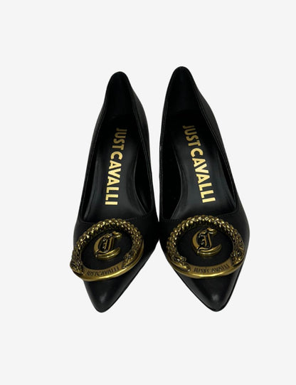 Tacco Just Cavalli con logo metallico donna