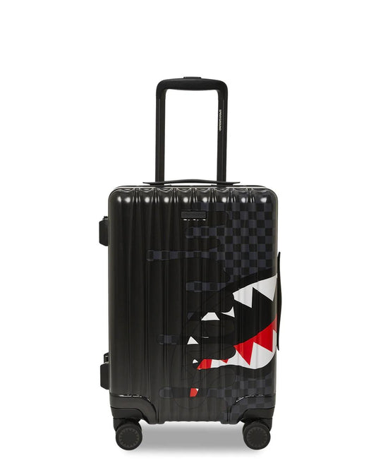 Valigia Sprayground nero unfinished shark  trolley