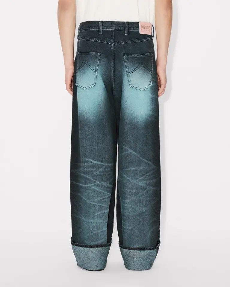 Jeans Kenzo Paris "Turn Up Wide fit" uomo