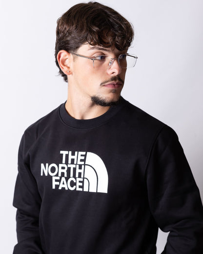 Felpa The North Face con maxi logo ricamato