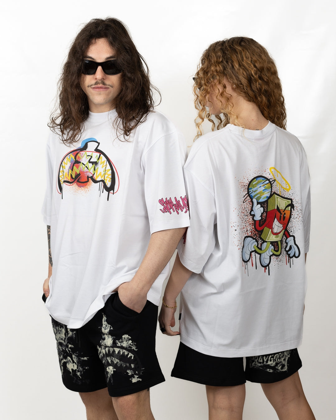 T-Shirt Sprayground "Money Makes the World"