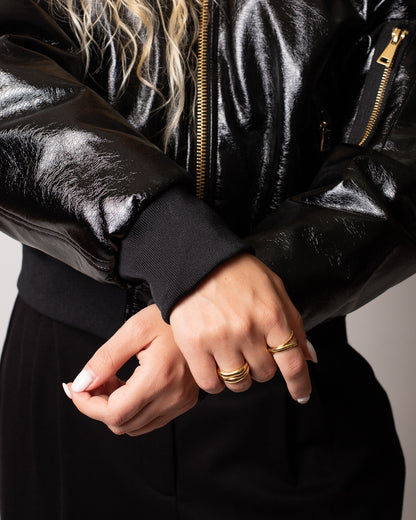 Giubbotto Versace Jeans Couture in similpelle donna