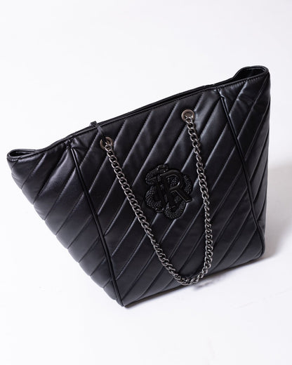 Borsa John Richmond con logo "JR" dalla finitura opaca