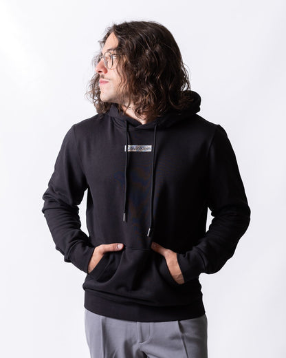 Felpa Calvin Klein con cappuccio boxy logo uomo