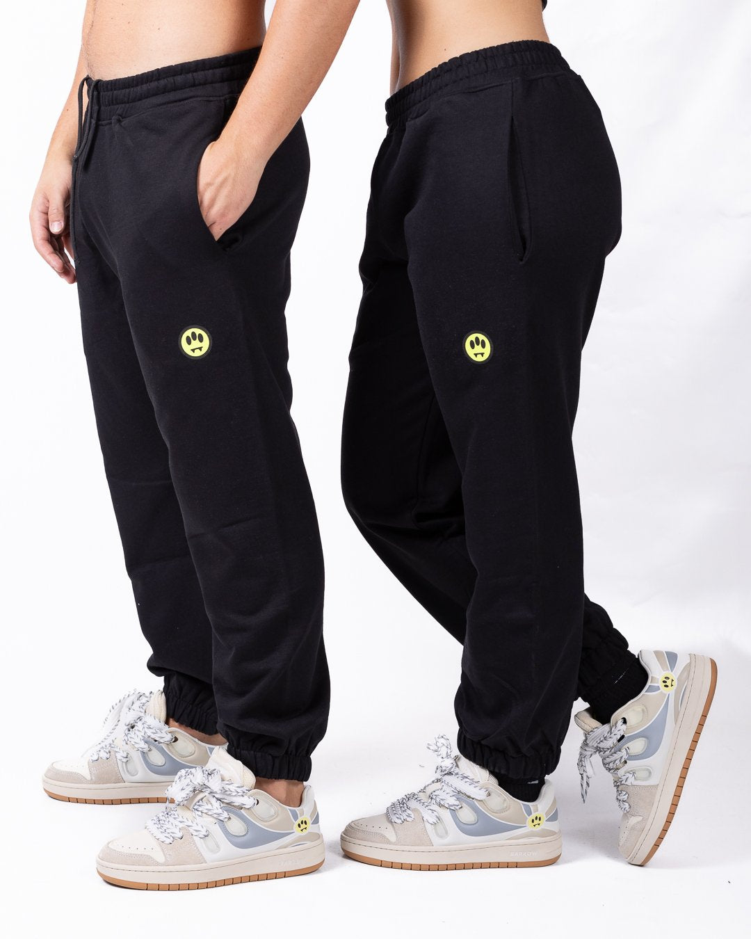 Pantalone Barrow in felpa con bande a contrasto