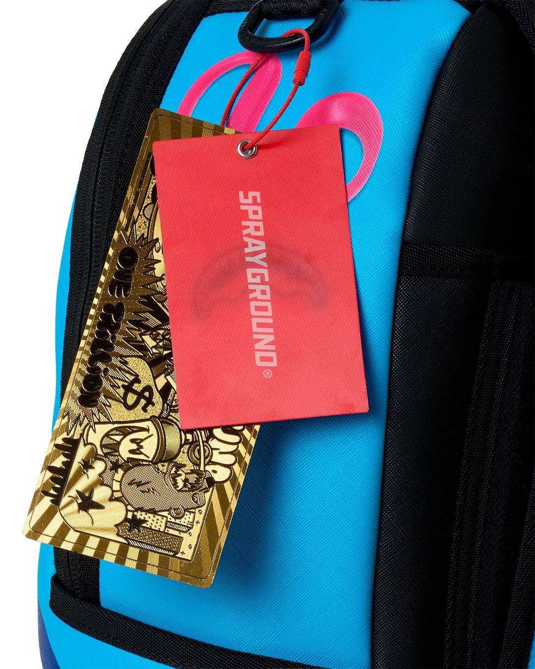 Zaino Sprayground blu/fucsia SHARK CENTRAL COTTON CANDY BACKPACK