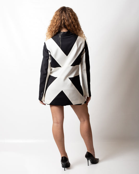 Giacca blazer Richmond X monopetto in misto lana donna