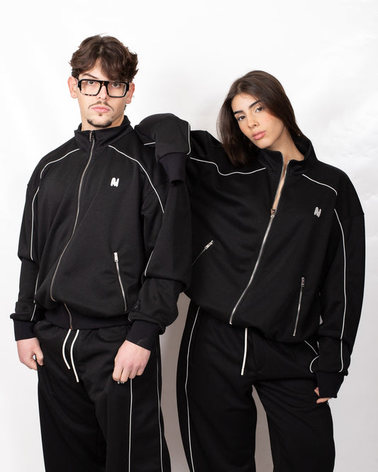 Felpa MSGM fullzip in nylon