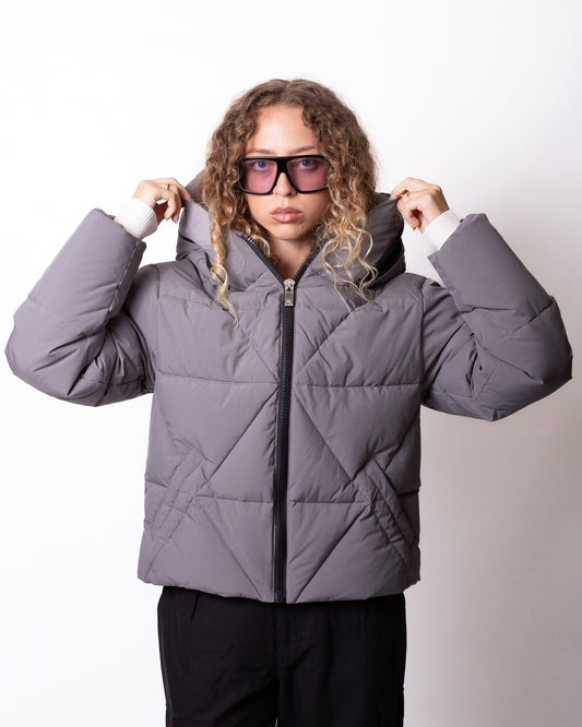 Piumino Richmond X con zip sul cappuccio donna