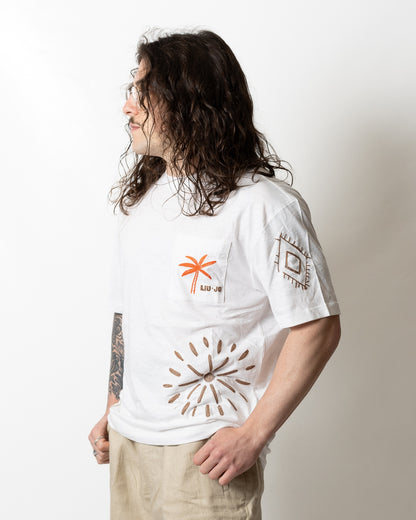 T-Shirt Liu Jo ricamata uomo